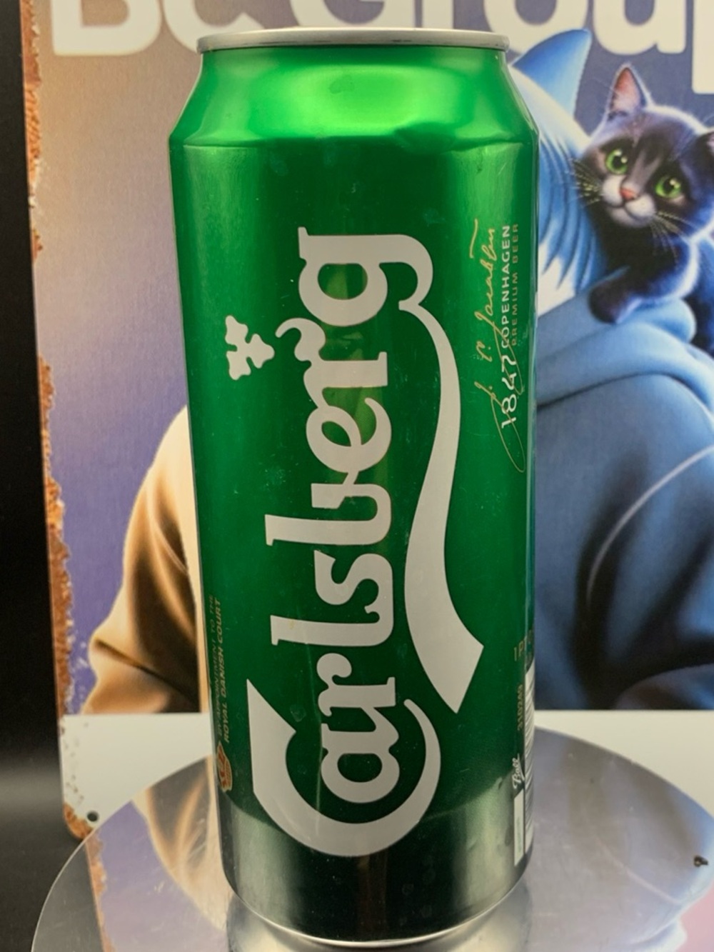 Vintage Beer Can Carlsberg By Appointment To The Danish Court Tab Pint Empty
